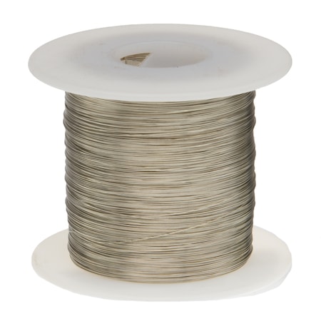 Nickel Chromium Resistance Wire, Nichrome 80, 16 AWG, 100' Length, 0.0510 Diameter, Silver